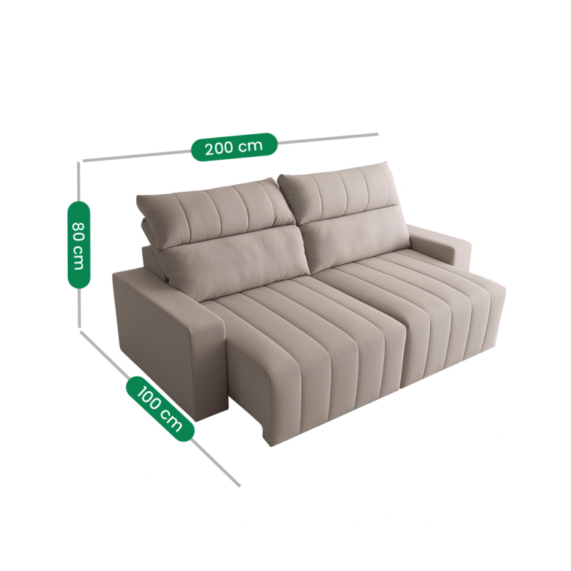 Sofá Belgrano retrátil