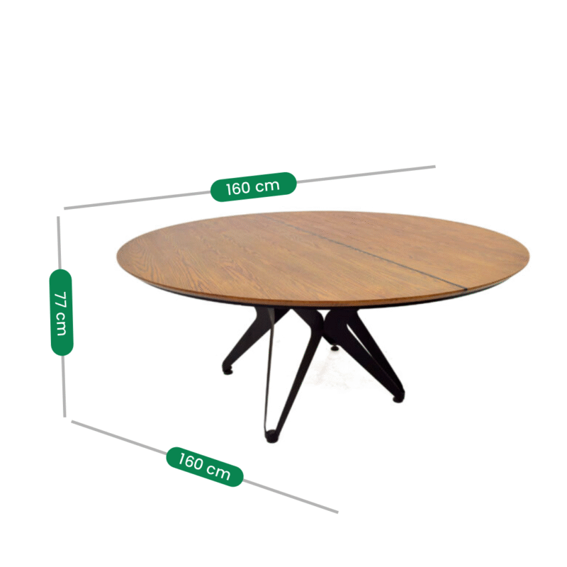 Mesa Florença tampo em duas tonalizades - Imagem 2